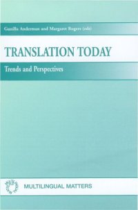 cover of the book Translation Today: Trends and Perspectives