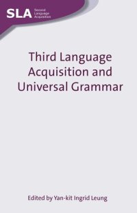 cover of the book Third Language Acquisition and Universal Grammar