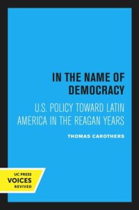 cover of the book In the Name of Democracy