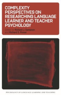 cover of the book Complexity Perspectives on Researching Language Learner and Teacher Psychology