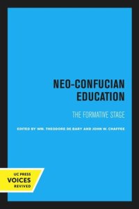 cover of the book Neo-Confucian Education