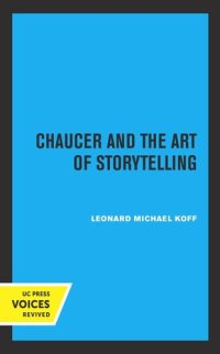 cover of the book Chaucer and the Art of Storytelling