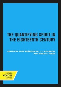 cover of the book The Quantifying Spirit in the Eighteenth Century