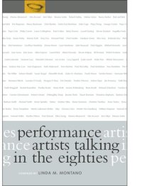 cover of the book Performance Artists Talking in the Eighties