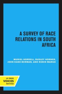 cover of the book A Survey of Race Relations in South Africa: 1972