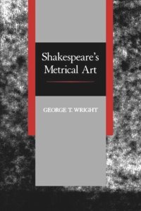 cover of the book Shakespeare's Metrical Art