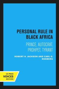 cover of the book Personal Rule in Black Africa