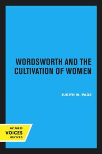 cover of the book Wordsworth and the Cultivation of Women