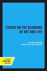 cover of the book Essays on the Blurring of Art and Life