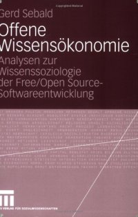 cover of the book Offene Wissensökonomie