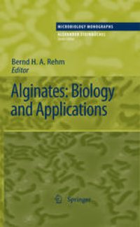 cover of the book Alginates: Biology and Applications 