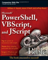 cover of the book Microsoft PowerShell, VBScript & JScript Bible