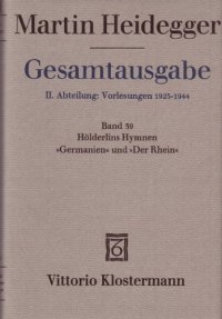 cover of the book Hölderlins Hymnen 'Germanien' und 'Der Rhein'