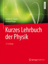 cover of the book Kurzes Lehrbuch der Physik 