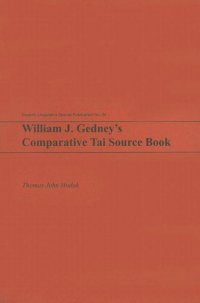 cover of the book William J. Gedney's Comparative Tai Source Book 