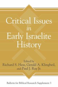 cover of the book Critical Issues in Early Israelite History