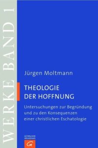 cover of the book Jürgen Moltmann Werke - Sonderausgabe