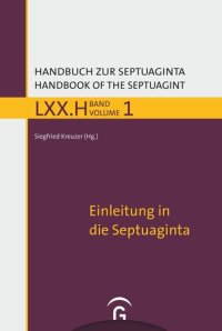 cover of the book Einleitung in die Septuaginta