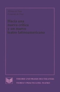 cover of the book Hacia una nueva crítica y un nuevo teatro latinoamericano