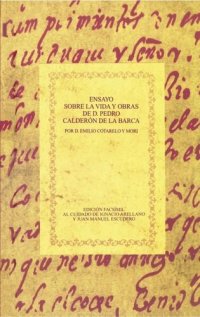 cover of the book Ensayo sobre la vida y obras de don Pedro Calderón de la Barca.