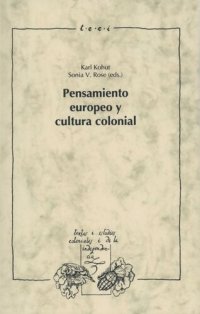 cover of the book Pensamiento europeo y cultura colonial