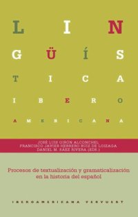 cover of the book Procesos de textualización y gramaticalización en la historia del español