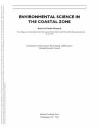 cover of the book Environmental Science in the Coastal Zone: Issues for Further Research