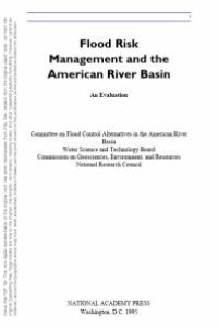 cover of the book Flood Risk Management and the American River Basin: An Evaluation