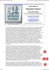 cover of the book Repressive Toleranz