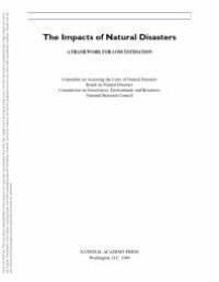 cover of the book The Impacts of Natural Disasters: A Framework for Loss Estimation