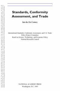 cover of the book Standards, Conformity Assessment, and Trade: Into the 21st Century