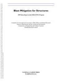 cover of the book Blast Mitigation for Structures: 1999 Status Report on the DTRA/TSWG Program