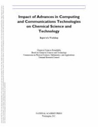 cover of the book Impact of Advances in Computing and Communications Technologies on Chemical Science and Technology: Report of a Workshop