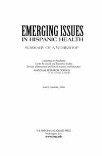 cover of the book Emerging Issues in Hispanic Health: Summary of a Workshop