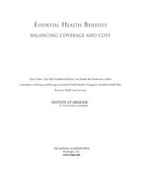 cover of the book Essential Health Benefits: Balancing Coverage and Cost