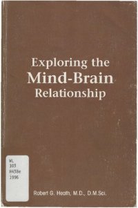 cover of the book Exploring the mind-brain relationship