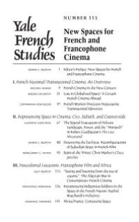 cover of the book Yale French Studies: New Spaces for French and Francophone Cinema