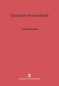 cover of the book Girolamo Frescobaldi