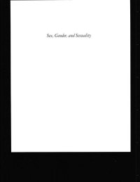 cover of the book Sex, Gender, and Sexuality: The New Basics