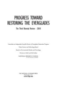 cover of the book Progress Toward Restoring the Everglades: The Third Biennial Review - 2010