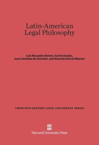 cover of the book Latin-American Legal Philosophy