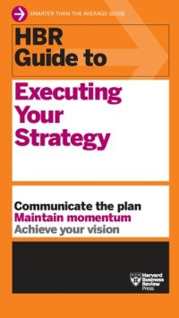 cover of the book HBR Guide to Executing Your Strategy [Team-IRA]