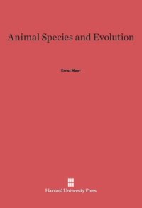 cover of the book Animal Species and Evolution