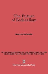 cover of the book The Future of Federalism