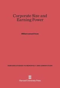 cover of the book Corporate Size and Earning Power