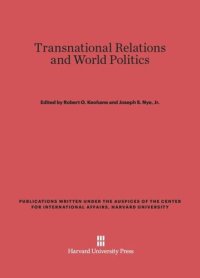 cover of the book Transnational Relations and World Politics