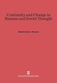 cover of the book Continuity and Change in Russian and Soviet Thought