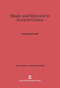 cover of the book Magic and Rhetoric in Ancient Greece