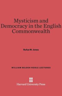 cover of the book Mysticism and Democracy in the English Commonwealth