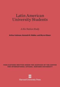 cover of the book Latin American University Students: A Six Nation Study